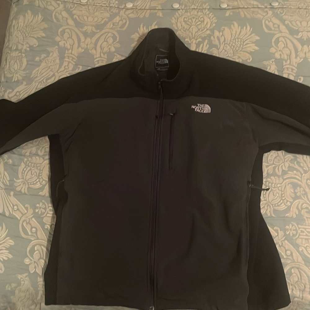 Black and Grey Northface Jacket
